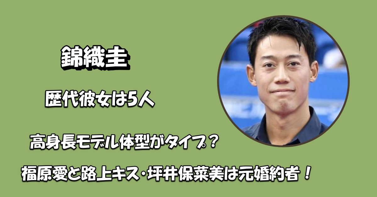 錦織圭の歴代彼女アイキャッチ