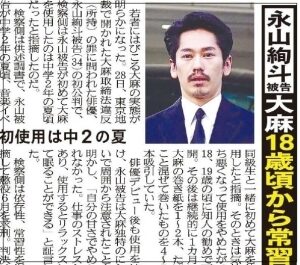 永山絢斗逮捕News