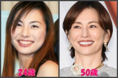 米倉涼子昔と今