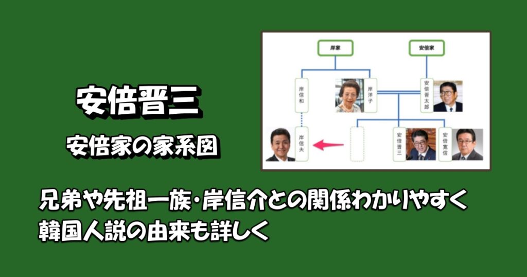 安倍家家系図アイキャッチ