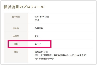 横浜流星公式プロフィール