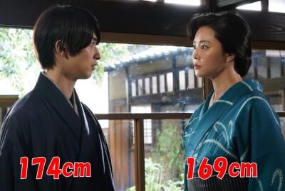 横浜流星と観月ありさの身長比較
