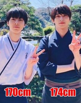 横浜流星と高杉真宙の身長比較