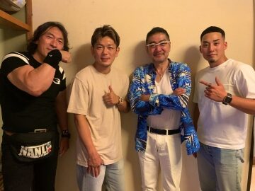 清水宏次朗と息子がイベントに出場