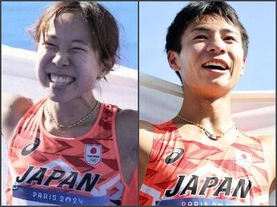 鈴木優花と赤崎暁ペアネックレス