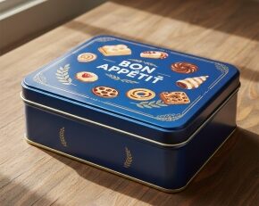 雪かき代用品お菓子の缶