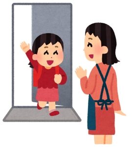 新1年生が帰宅