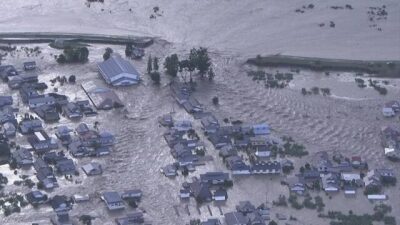 台風19号栃木県・秋山川被害