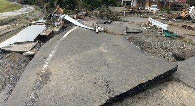 宮城県・吉田川（大郷町）被害画像
