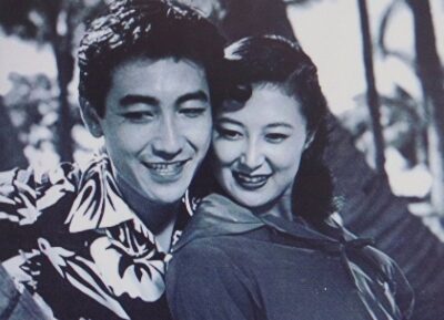 岸恵子と鶴田浩二見出し